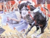 Serie: unbekannte Rituale 3  A4 Buntstift