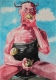 Apfelesser - 50x35cm - Pastell