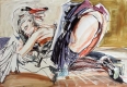 Leda und Zeus -100x70cm