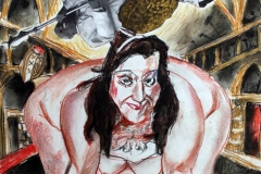 der Stein der Weisen- A3- Pastell-Collage