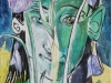 Faun mit Iris  60x40-cm