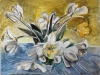 weisse Tulpen  50x70cm Pastell