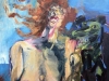 Wind-Haar und Hund 140x110-cm