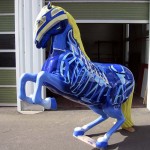 Werbepferd fuer Rheingas 1